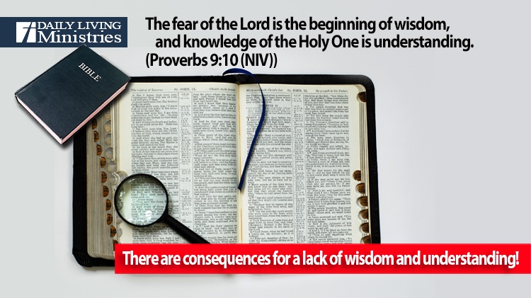 There are consequences for a lack of wisdom and understanding!