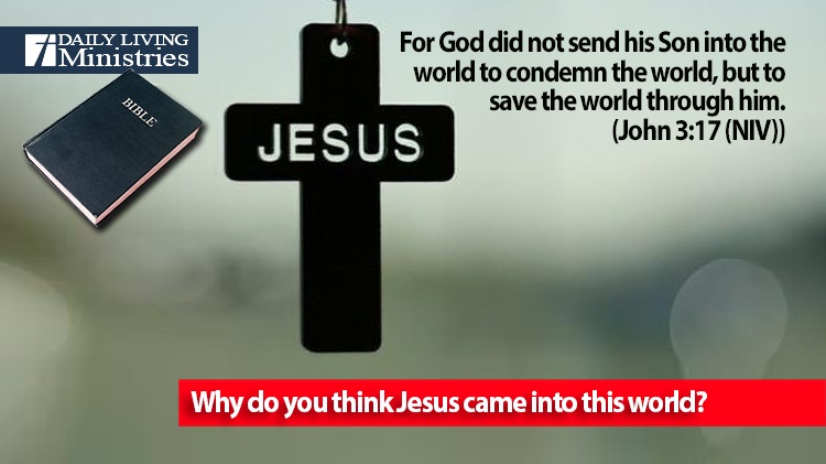 Why do you think Jesus came into this world?