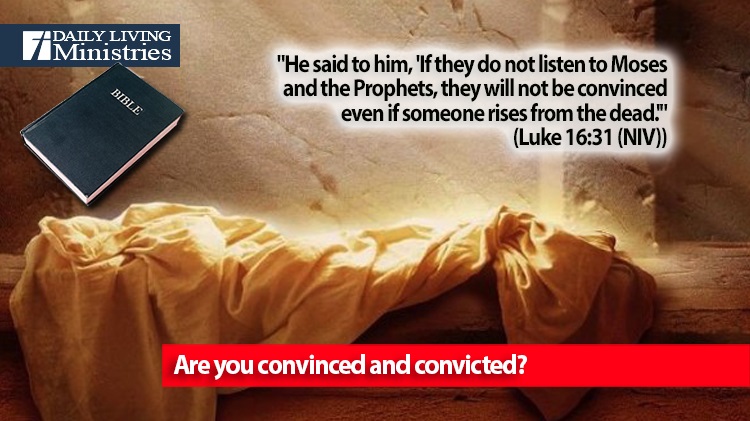Are you convinced and convicted?