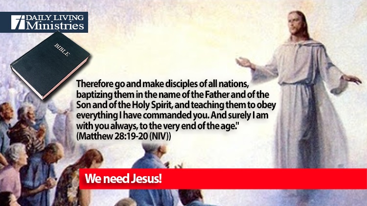 We need Jesus!