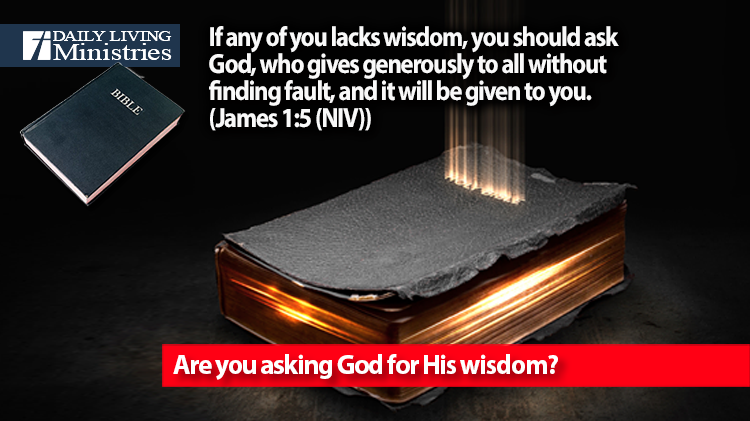 Are you asking God for His wisdom?