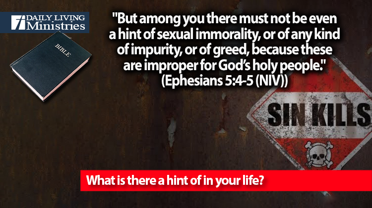 What is there a hint of in your life?