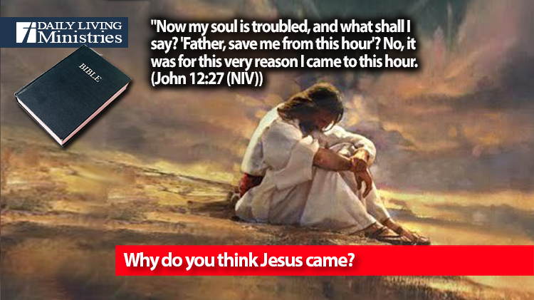 Why do you think Jesus came?