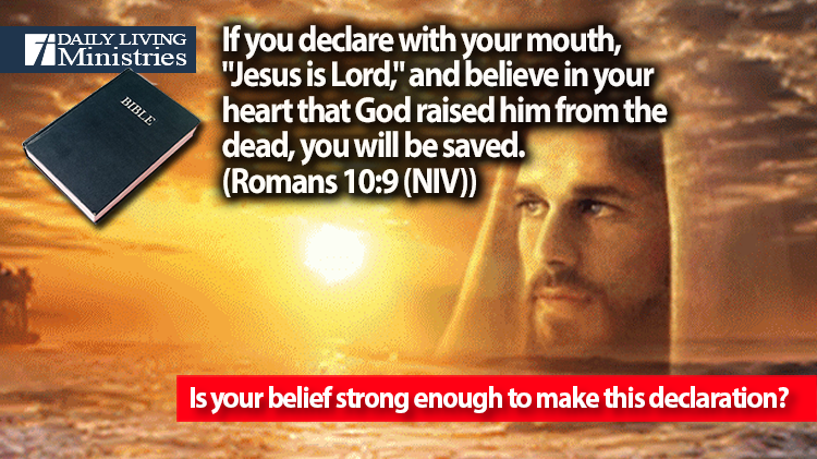Is your belief strong enough to make this declaration?
