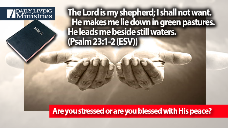 Are you stressed or are you blessed with His peace?